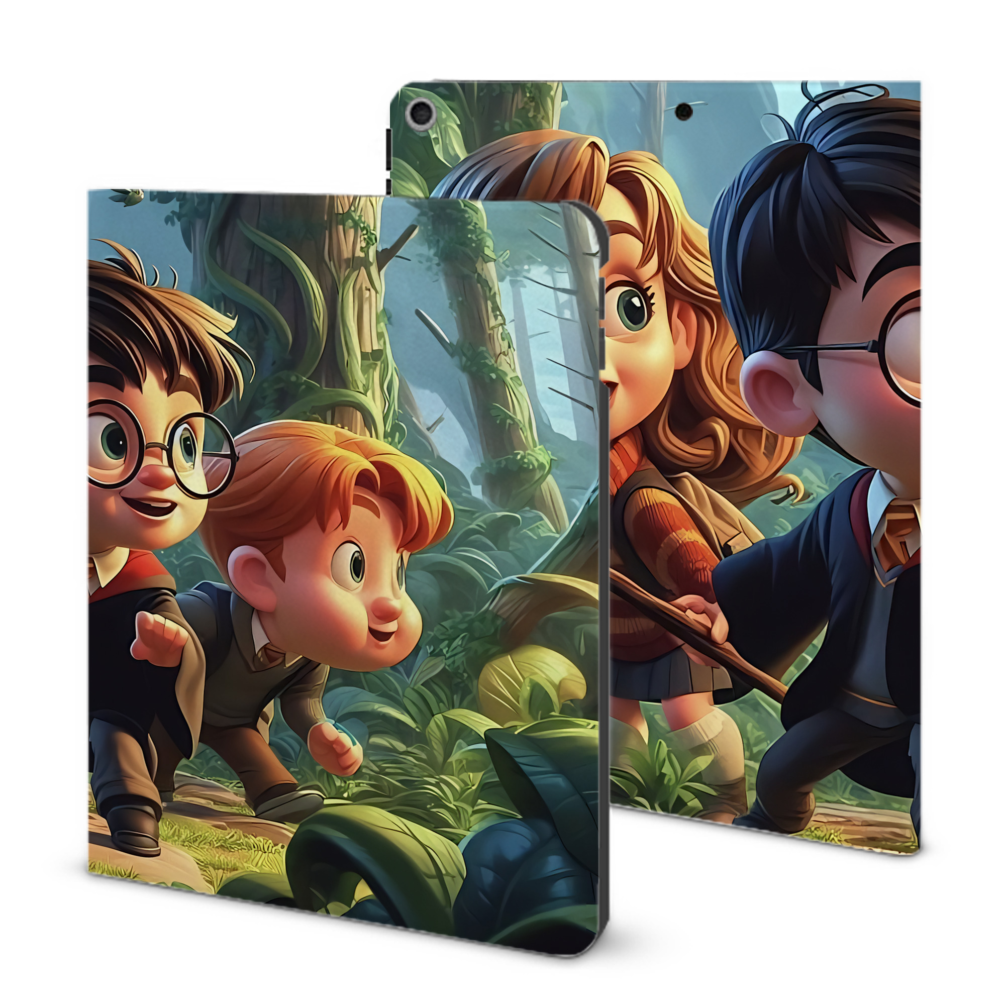 （画像用） Harry Potter ハリー・ポッターシリーズ IPad ケース ブック型 PUレザー TPU 耐衝撃 軽量 薄型 ペン収納なし 全面保護 IPad 各モデル対応